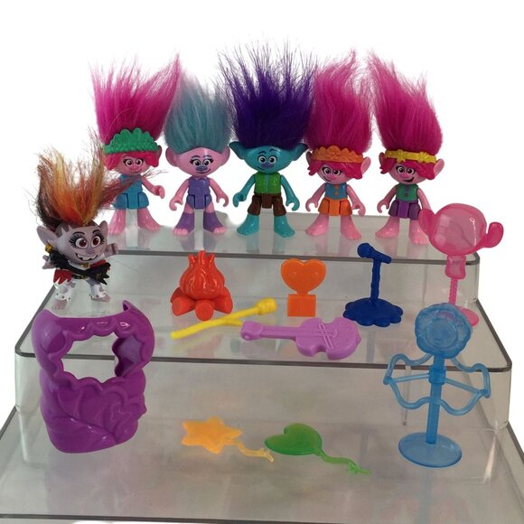 Imaginext Trolls Toy Figures & Accessories Poppy Branch Satin Barb Dreamworks - Picture 1 of 12